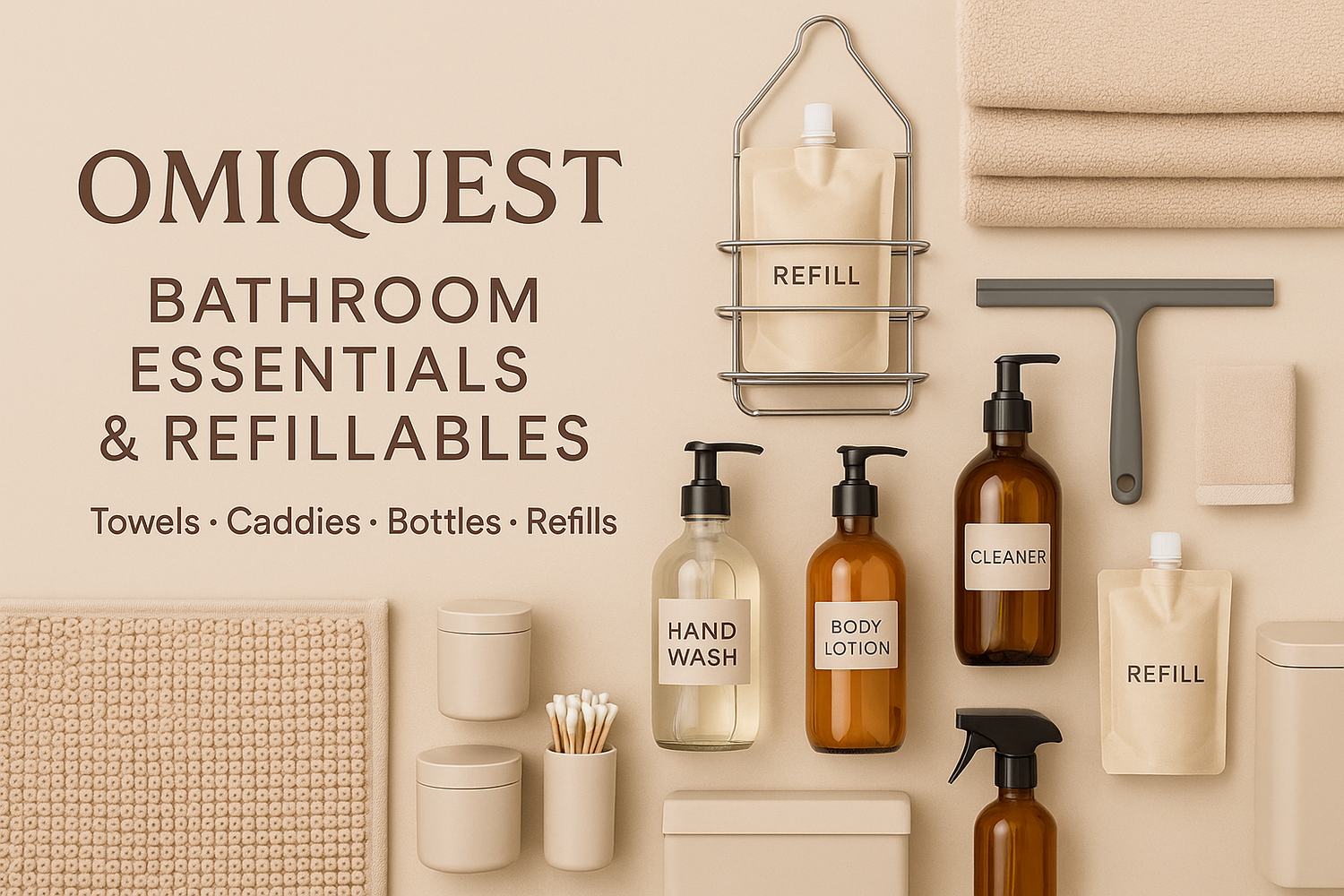 Bathroom Essentials & Refillables