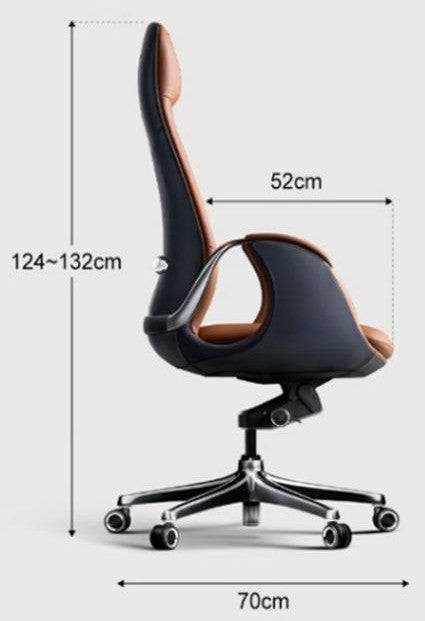 OmiQuest™ ErgoElite Lite - Sculpted Comfort for Modern Executives