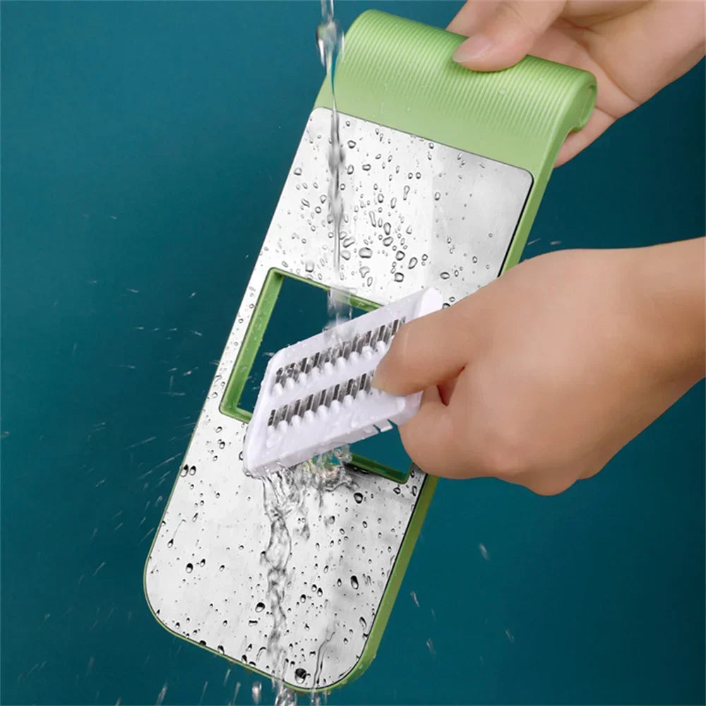 Household Hand Protection Stainless Steel Vegetable Slicer Multifunctional Kitchen Vegetable Cutter Dicing and Slicing Appliance
